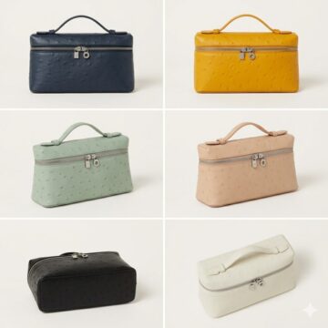 诺悠翩雅 Loro Piana Extra Pocket L19 鸵鸟纹包包 顶级老钱风手提斜挎包 6色 诺悠翩雅 Loro Piana Extra Pocket L19 鸵鸟纹包包 顶级老钱风手提斜挎包 6色
