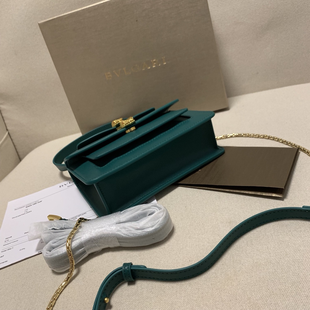 BVLGARI 宝格丽 Alexander Wang联名款 Serpenti Forever双蛇头包 7色多功能三合一单肩斜挎手提包18.5cm – Image 11 BVLGARI 宝格丽 Alexander Wang联名款 Serpenti Forever双蛇头包 7色多功能三合一单肩斜挎手提包18.5cm – Image 11