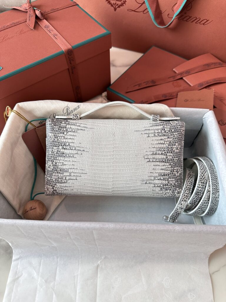 Loro Piana 诺悠翩雅 Extra Pocket L19 喜马拉雅蜥蜴皮手袋 饭盒包 – Image 6 Loro Piana 诺悠翩雅 Extra Pocket L19 喜马拉雅蜥蜴皮手袋 饭盒包 – Image 6