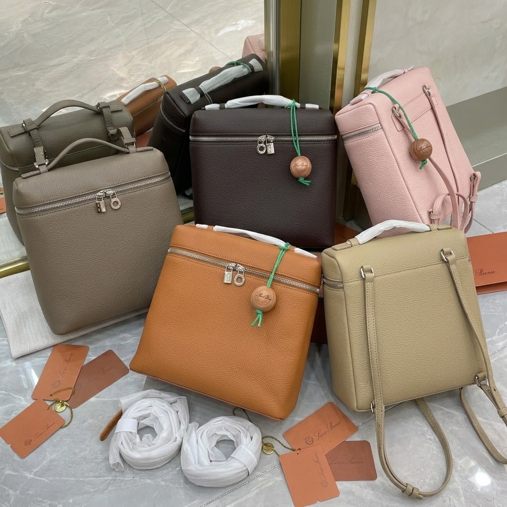 Loro Piana 诺悠翩雅 Extra Pocket L23.5 背包 奢华粒面小牛皮两用手袋 斜挎包配标志性挂饰 – Image 7 Loro Piana 诺悠翩雅 Extra Pocket L23.5 背包 奢华粒面小牛皮两用手袋 斜挎包配标志性挂饰 – Image 7