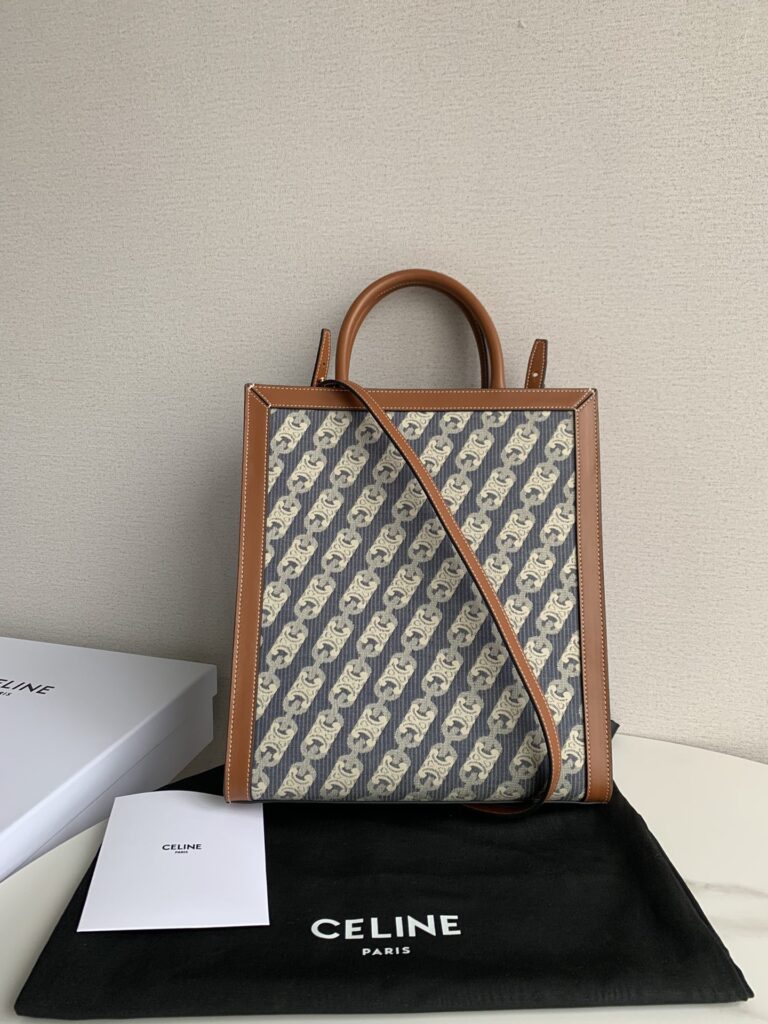 Celine 赛琳 凯旋门提花刺绣琴谱包 Vertical Cabas 小号迷你托特包 – Image 8 Celine 赛琳 凯旋门提花刺绣琴谱包 Vertical Cabas 小号迷你托特包 – Image 8