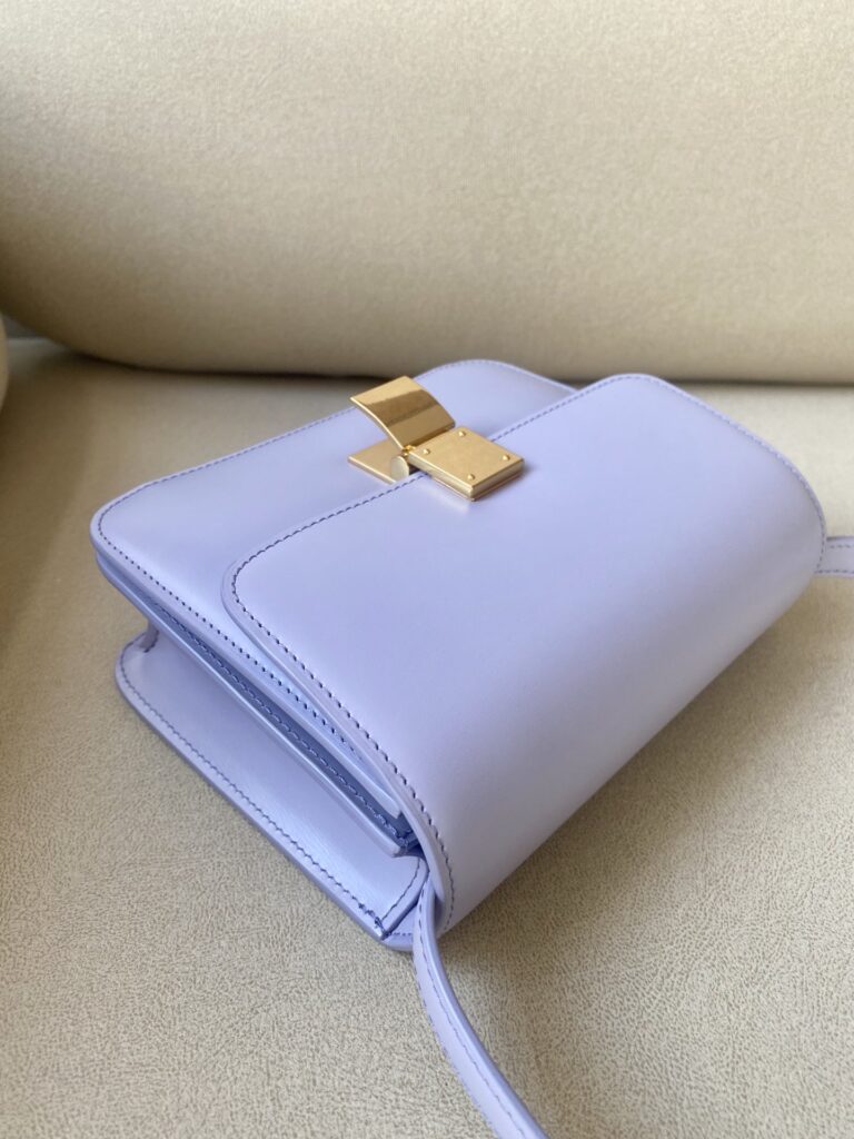赛琳 Celine 小号豆腐包 18.5cm 抛光和水波纹小牛皮 Box Teen 8款配色斜挎包 – Image 3 赛琳 Celine 小号豆腐包 18.5cm 抛光和水波纹小牛皮 Box Teen 8款配色斜挎包 – Image 3