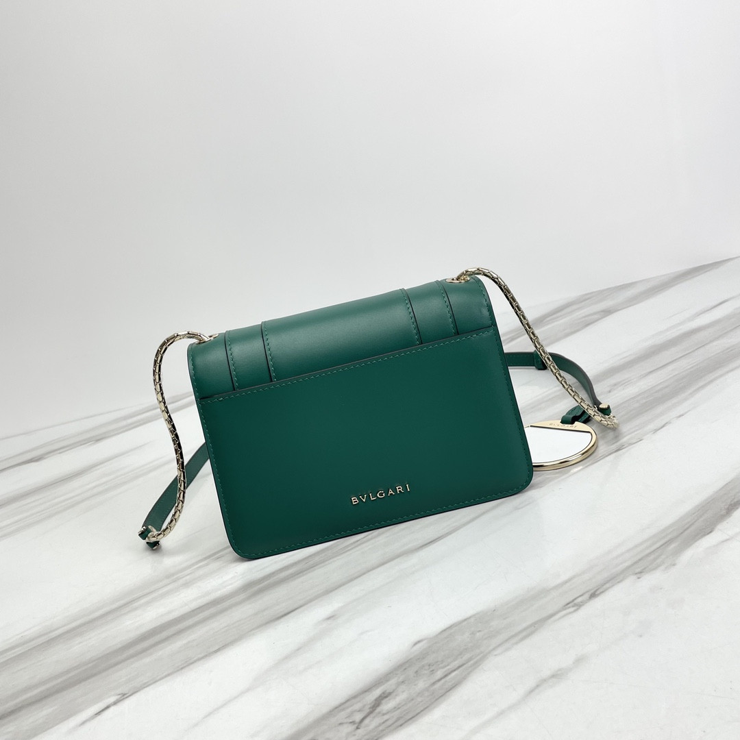 BVLGARI 宝格丽 Serpenti Forever 经典蛇头包 雏菊花托帕石色小牛皮单肩斜挎包19cm – Image 19 BVLGARI 宝格丽 Serpenti Forever 经典蛇头包 雏菊花托帕石色小牛皮单肩斜挎包19cm – Image 19