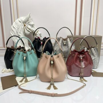 BVLGARI 宝格丽 经典蛇头包 限量水桶包 真皮单肩斜挎包7色 BVLGARI 宝格丽 经典蛇头包 限量水桶包 真皮单肩斜挎包7色